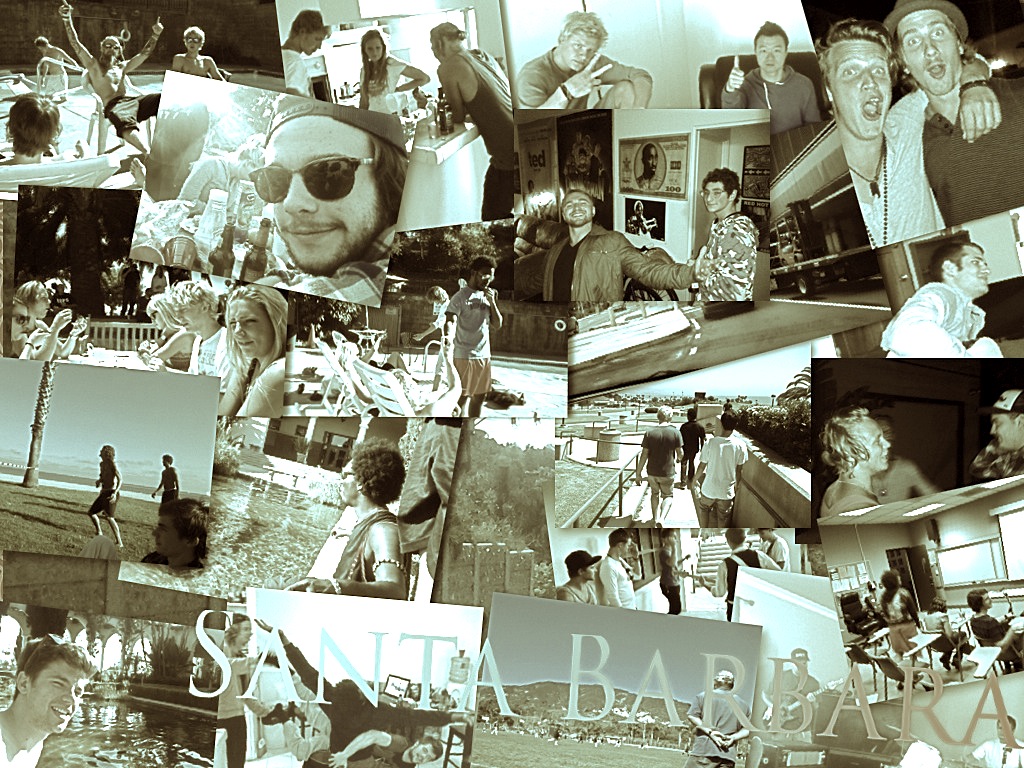 Collage of Santa Barbara photos from 2012
