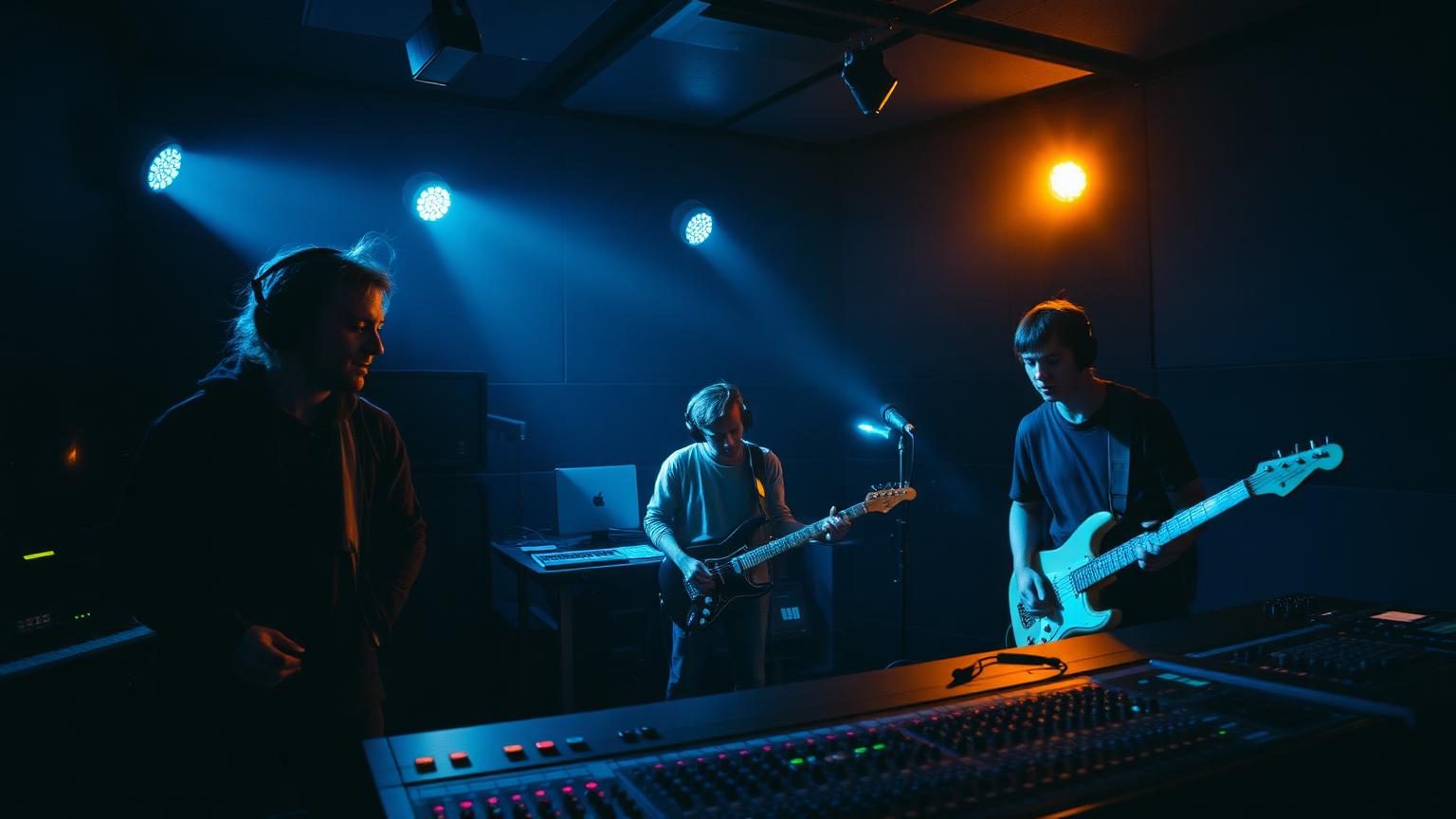 A record label studio in Copenhagen