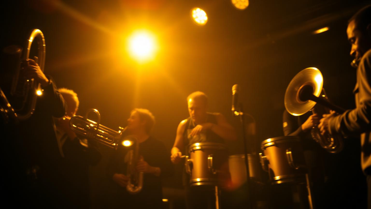 A salsa band in full swing
