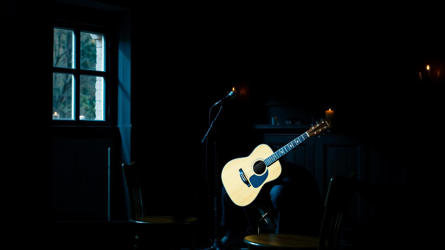 A troubadour night in a Swedish pub
